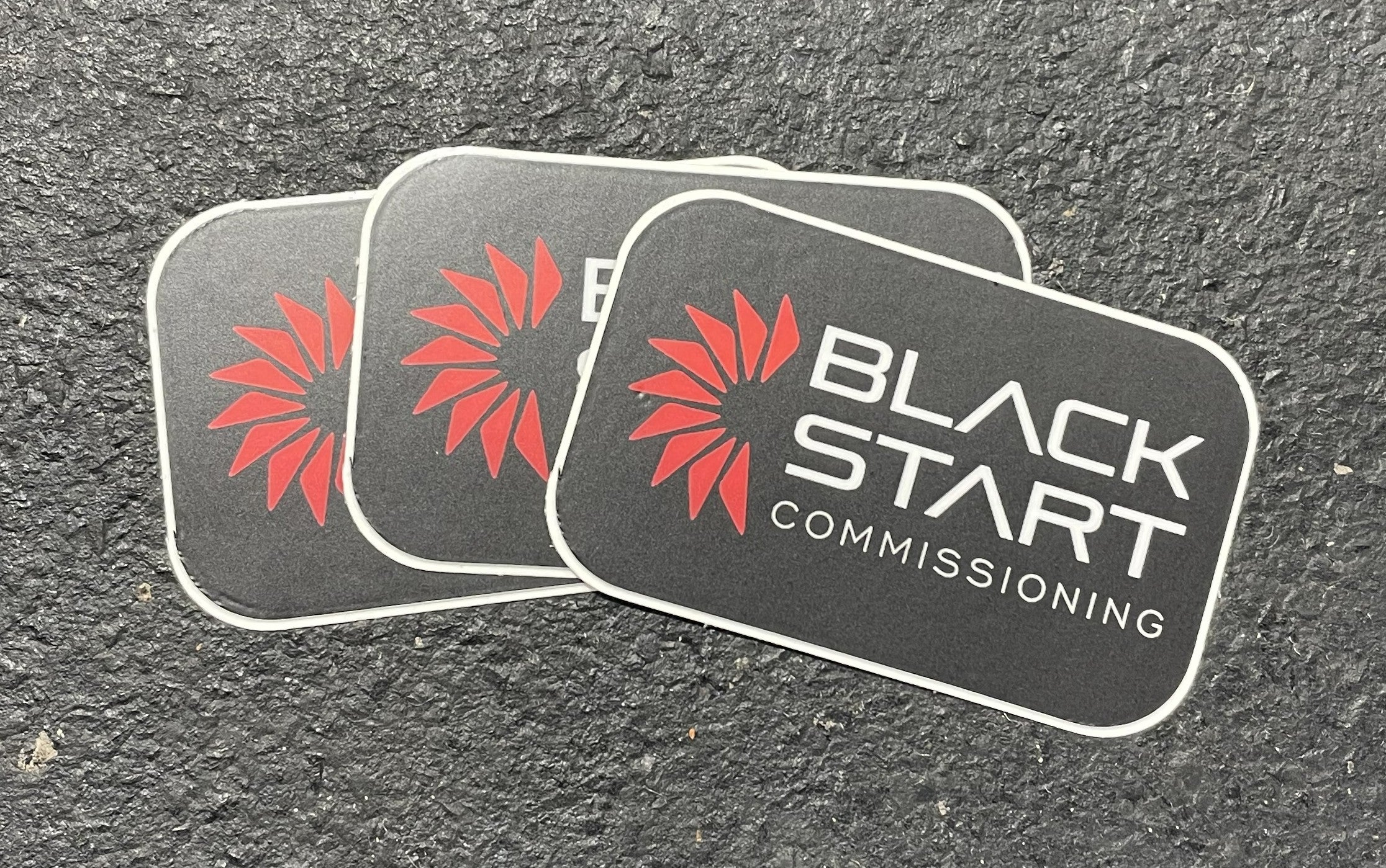 Black Start Stickers (2-pack)